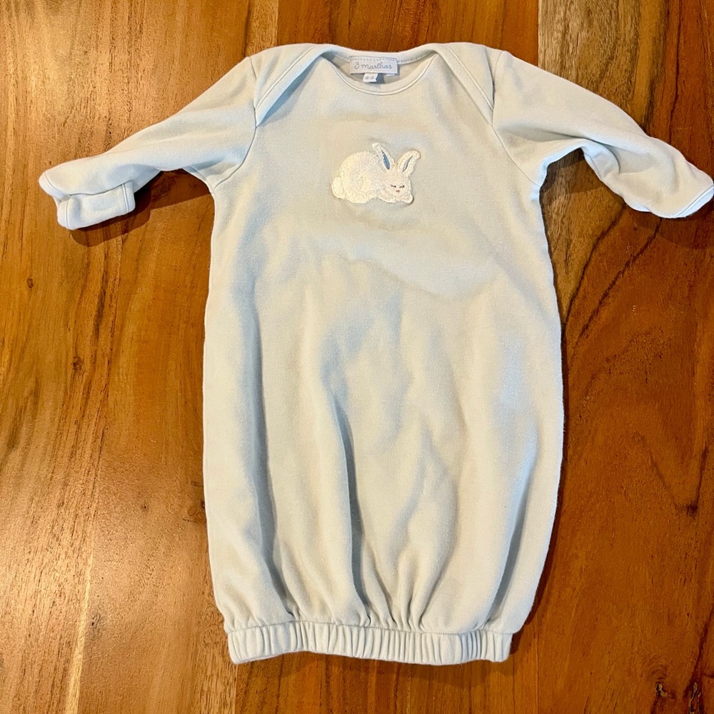 Three Marthas Blue Bunny Gown